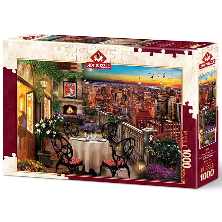 Art Puzzle New Yorkta Akşam Yemeği 1000 Parça 5184