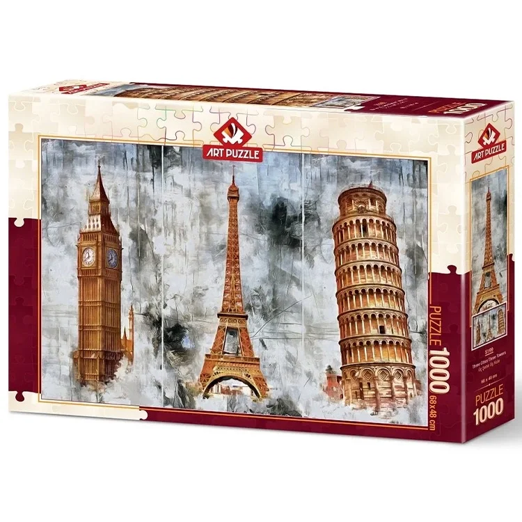 Art Puzzle Üç Şehir Üç Kule 1000 Parça 5199