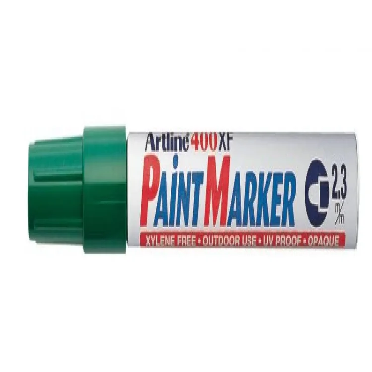 Artline 400xf Paint Marker Çok Amaçlı Boyama Markörü Uç:2,3mm Yeşil Lv-a-ek-400xf Green