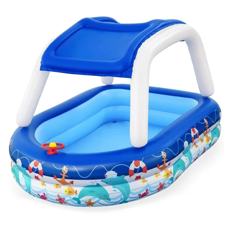 Bestway Havuz 54370 Gölgelikli Kornalı 213cm X 155cm 312643 *2