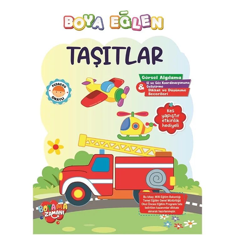 Boyama Zamanı Boya Eğlen Taşıtlar