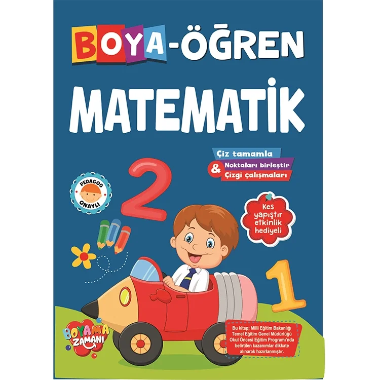 Boyama Zamanı Boya Öğren Matematik
