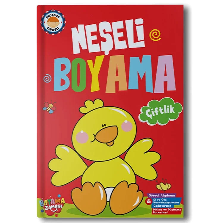 Boyama Zamanı Neşeli Boyama Kitabı Çiftlik
