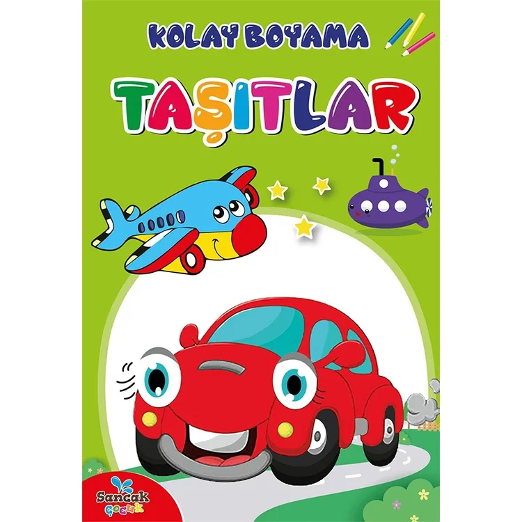 Boyama Zamanı Şirin Boyama Taşıtlar