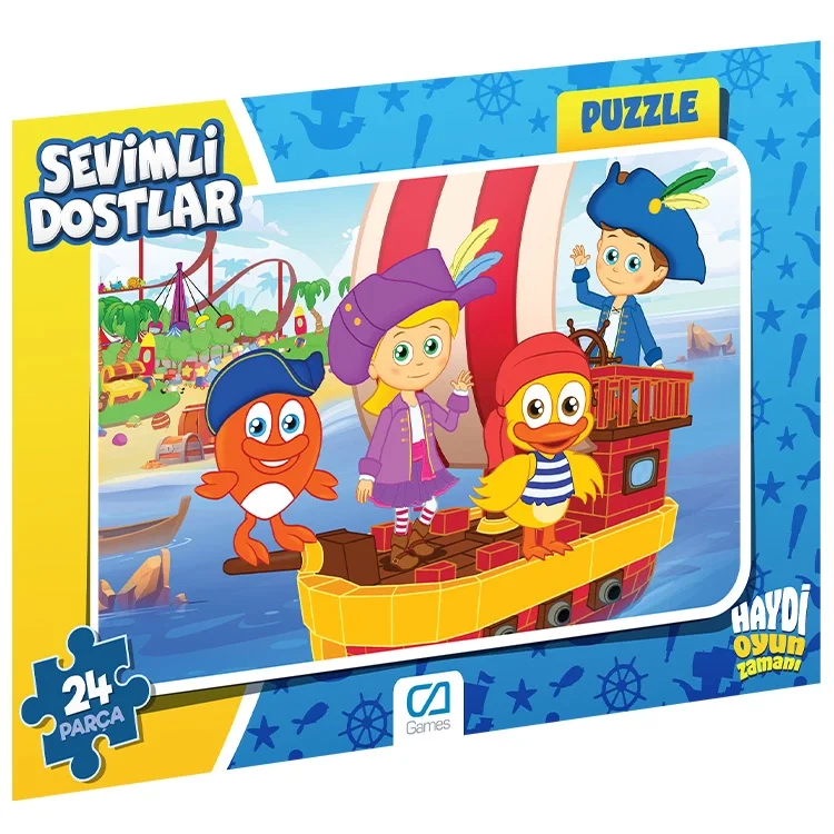 Ca Games 5121-5122 Sevimli Dostlar Frame Puzzle 24