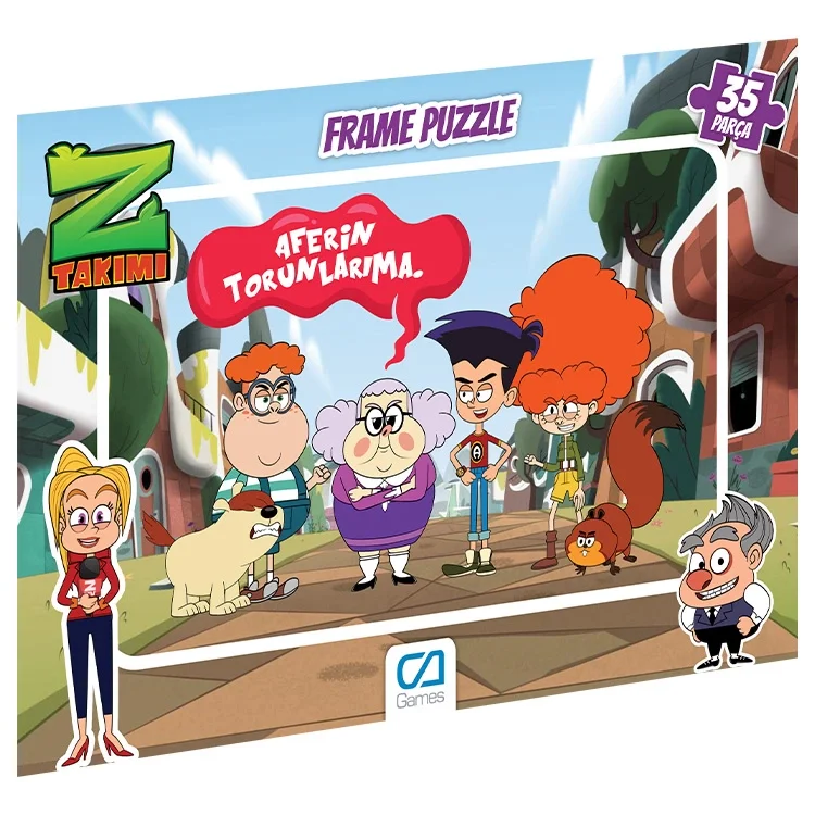 Ca Games 5163-5164 Z Takımı Frame Puzzle 35