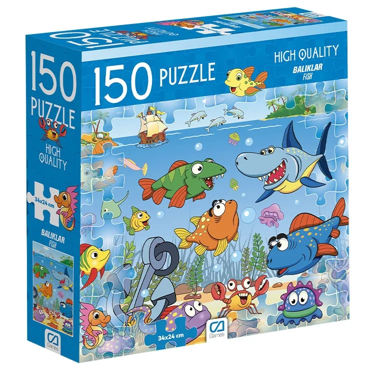 Ca Games 6106 Balıklar Puzzle 150 Parça