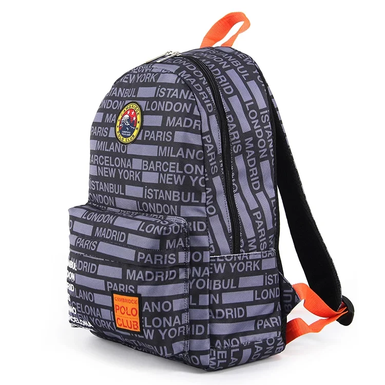 Cambridge Polo Club Cities Ön Bölmeli Unisex Sırt Çantası Cpo4029-0001-siyah Bntt