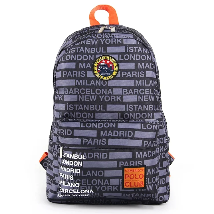 Cambridge Polo Club Cities Ön Bölmeli Unisex Sırt Çantası Cpo4029-0001-siyah Bntt
