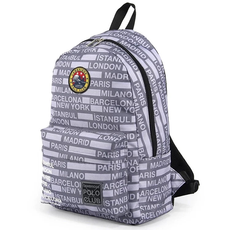 Cambridge Polo Club Cities Ön Bölmeli Unisex Sırt Çantası Cpo4029-003-gri Bntt