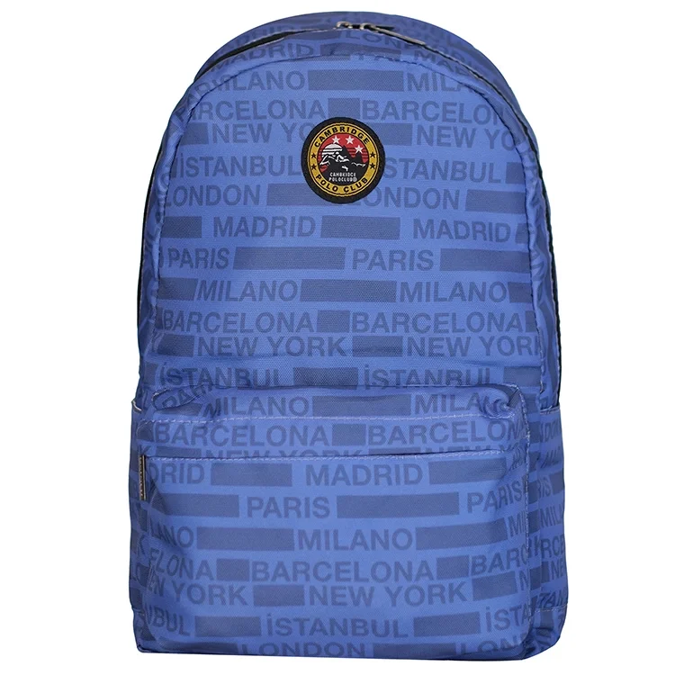 Cambridge Polo Club Cities Ön Bölmeli Unisex Sırt Çantası Cpo4029-005-mor Bntt