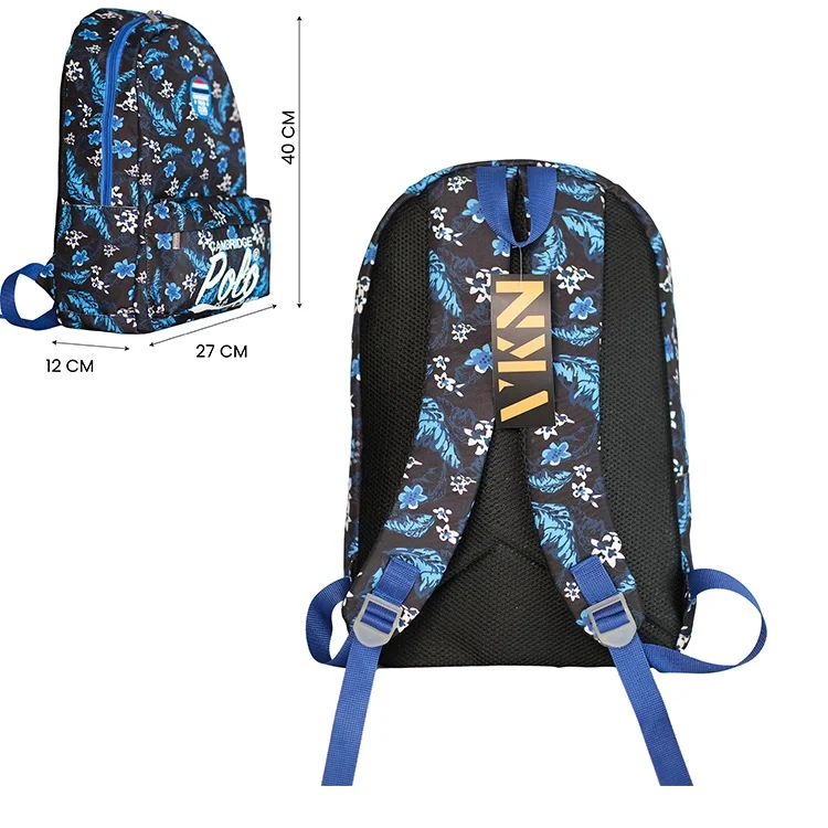 Cambridge Polo Club İsland Roamer İki Bölmeli Unisex Sırt Çantası Cpo4022-0001-siyah Bntt