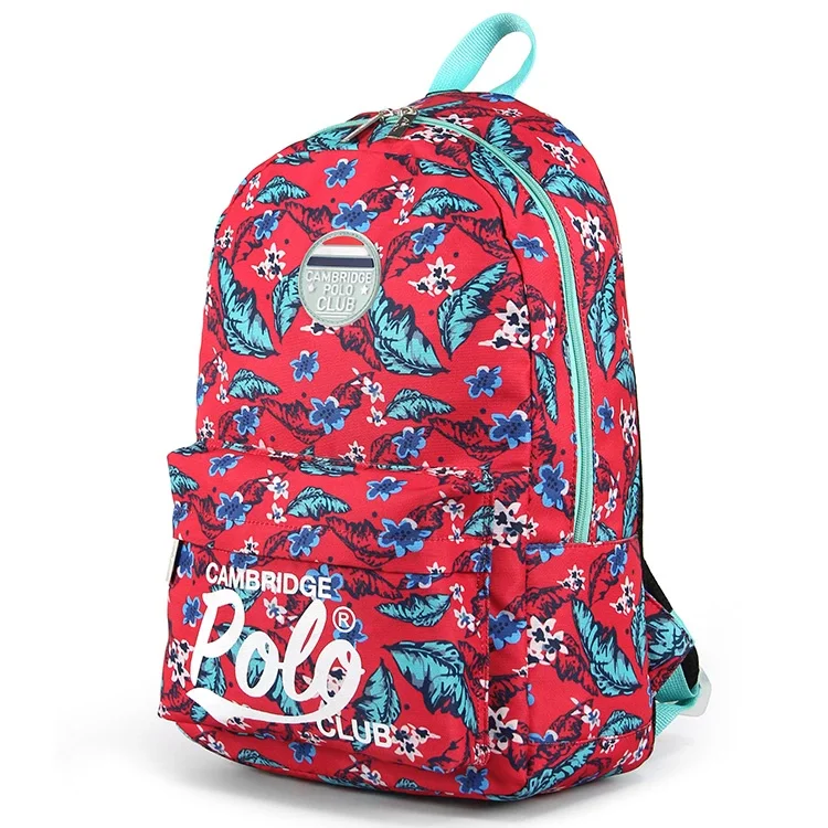 Cambridge Polo Club İsland Roamer İki Bölmeli Unisex Sırt Çantası Cpo4022-0003-kırmızı Bntt