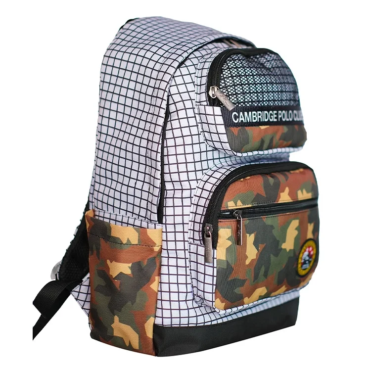 Cambridge Polo Club Kamuflaj Üç Ön Cepli Sırt Çantası Cpo4035-kamufulaj Bntt
