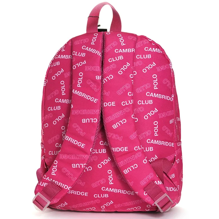 Cambridge Polo Club Rococo Ön Bölmeli Unisex Çocuk İlkokul Çantası Cpo4010-0026-pembe Bntt