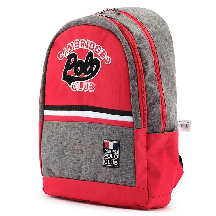 Cambridge Polo Club Stanford Academy İki Ana Bölmeli Unisex Sırt Çantası Cpo4038-0003-kırmızı Bntt