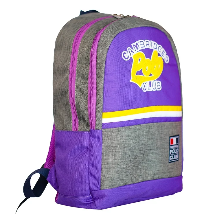 Cambridge Polo Club Stanford Academy İki Ana Bölmeli Unisex Sırt Çantası Cpo4038-005-mor Bntt
