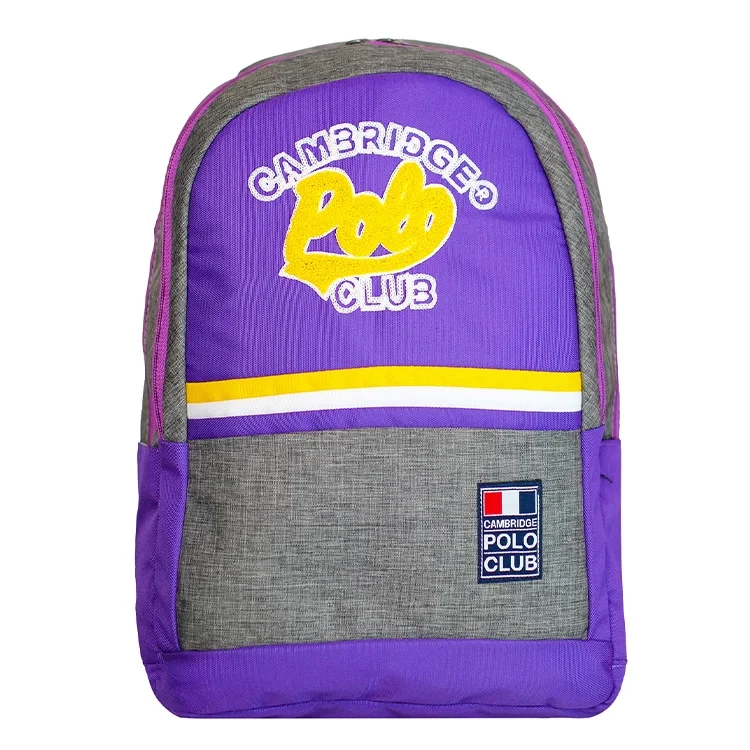 Cambridge Polo Club Stanford Academy İki Ana Bölmeli Unisex Sırt Çantası Cpo4038-005-mor Bntt