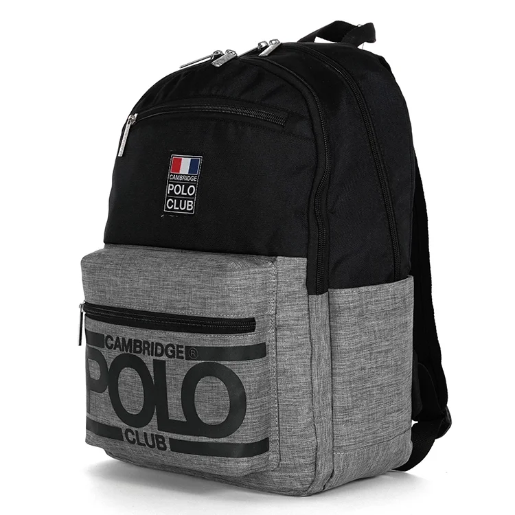 Cambridge Polo Club Street Style Dört Bölmeli Unisex Sırt Çantası Cpo4016-0001-siyah Bntt