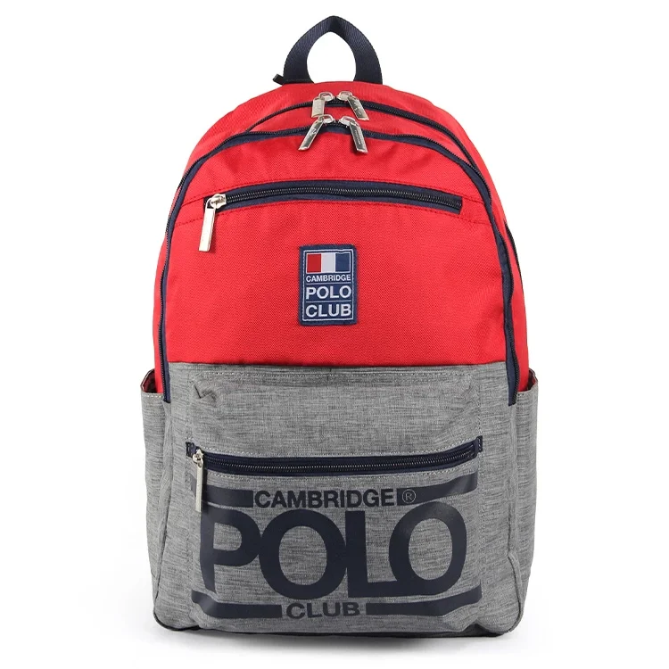 Cambridge Polo Club Street Style Dört Bölmeli Unisex Sırt Çantası Cpo4016-0003-kırmızı Bntt