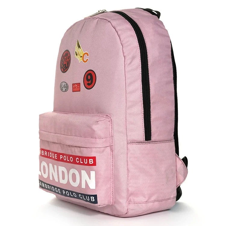 Cambridge Polo Club Streetwear Tek Ana Bölmeli Unisex Çocuk İlkokul Çantası Cpo4013-0026-pembe Bntt