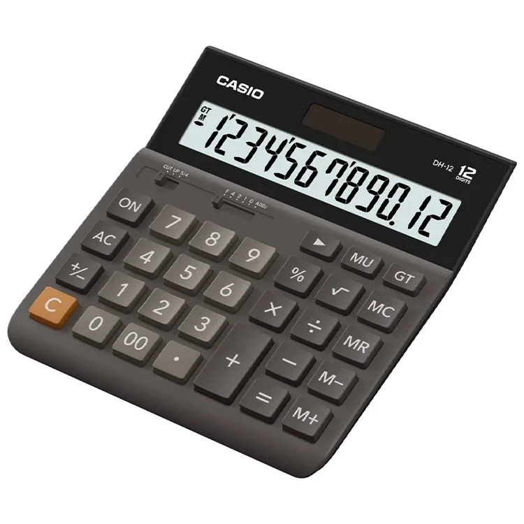 Casio Dh-12-bk Hesap Makinası 12 Haneli Dh-12-bk-w-dp