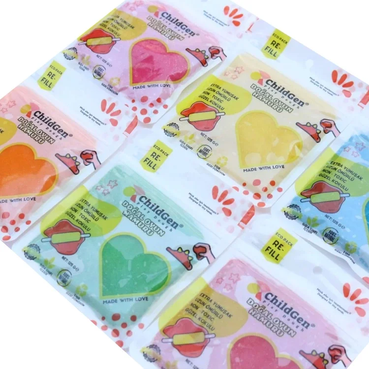 Childgen Doğal Oyun Hamuru Ecopack 6lı Set 6x125 Gr