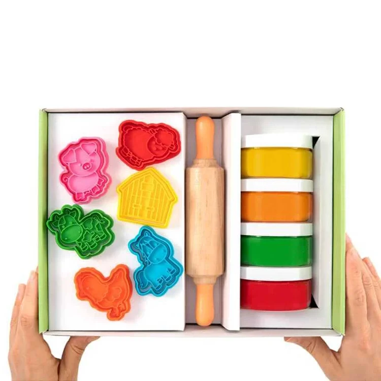 Childgen Doğal Oyun Hamuru Premıum Set - Çiftlik