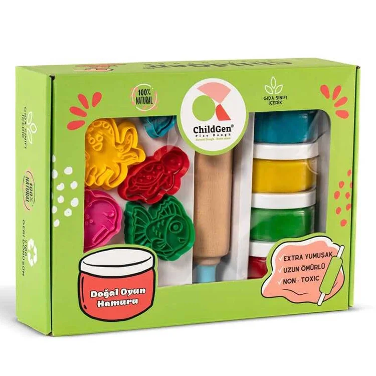 Childgen Doğal Oyun Hamuru Premıum Set Deniz Canlıları 67646