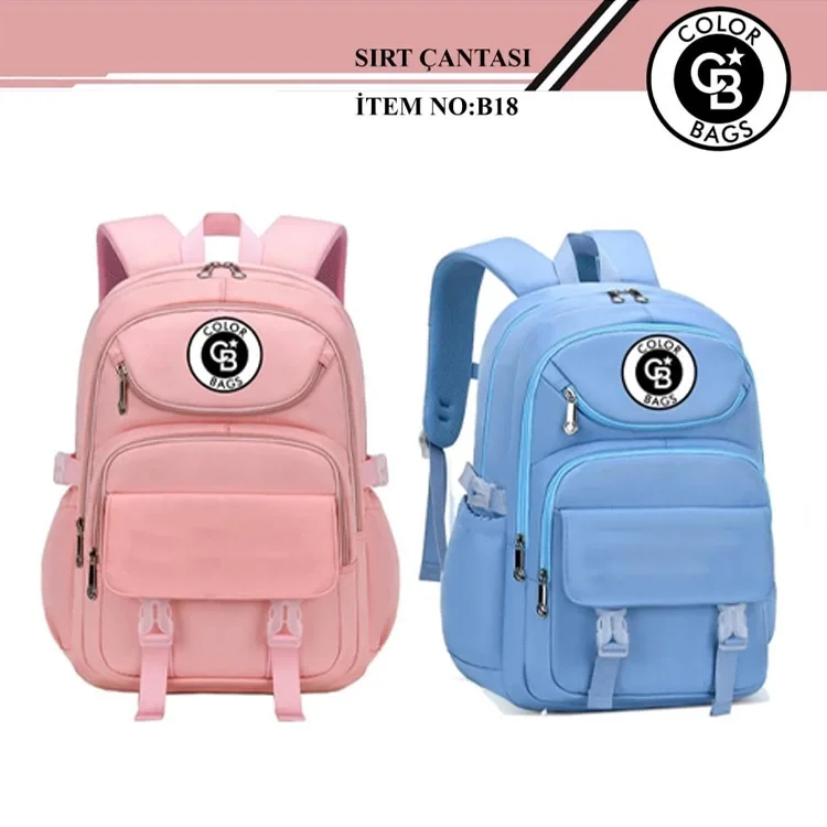 Color Bags Okul Çantasi 4 Renk B18