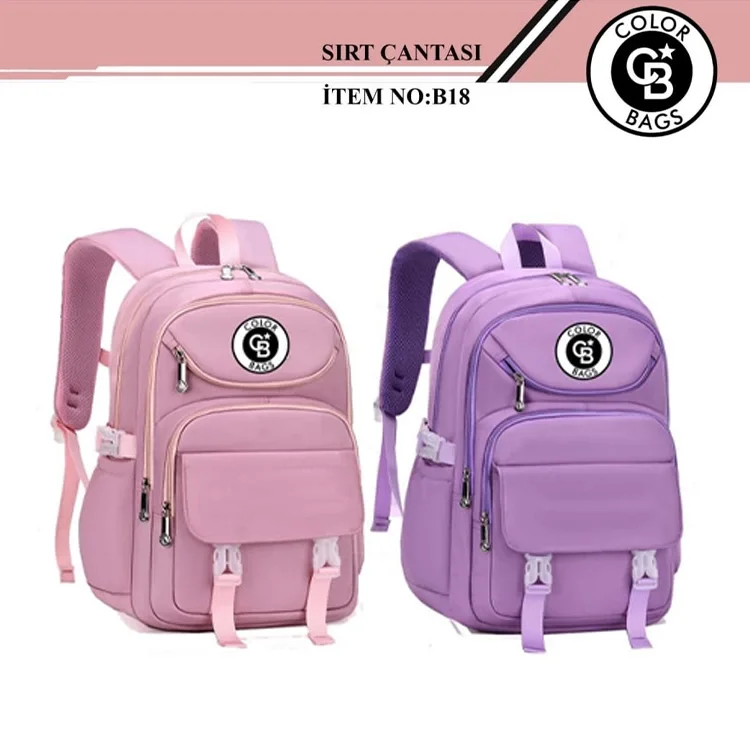 Color Bags Okul Çantasi 4 Renk B18