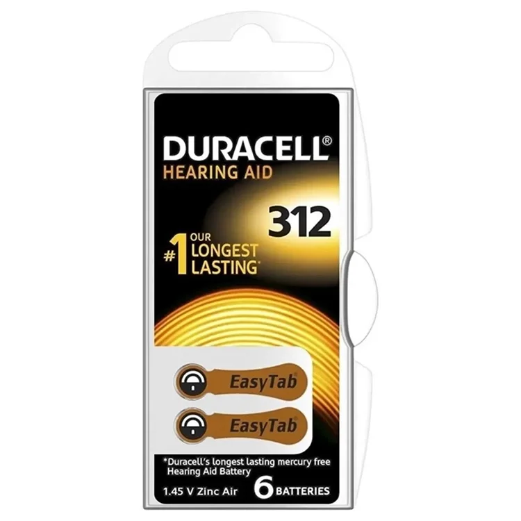 Duracell Kulaklik Pili 312 6lı