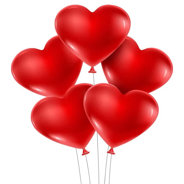 Erbay Gemar Cr 10 Kalp Balon 100 Lü_kırmızı 42 Xzy