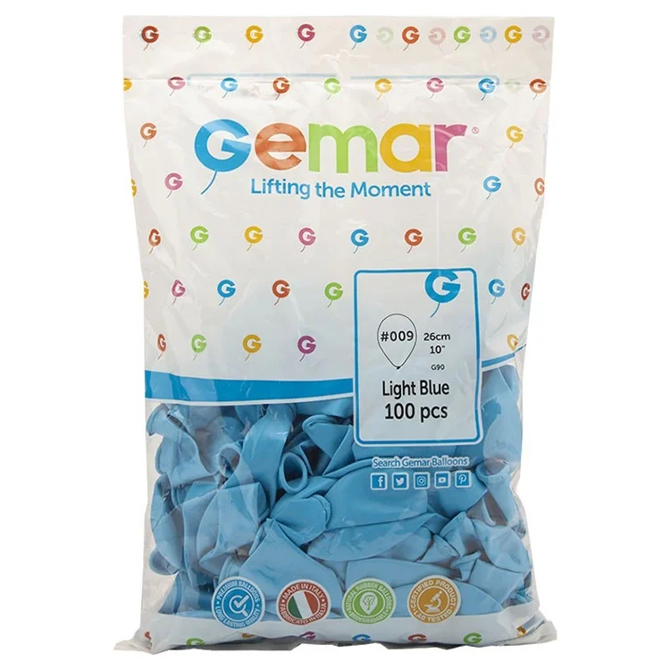 Erbay Gemar G90 Balon 100 Lü_açık Mavi-09