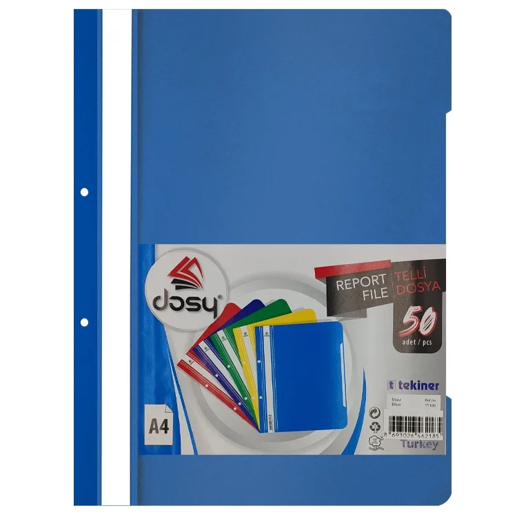 Dosy Telli Dosya Mavi 50Li Paket