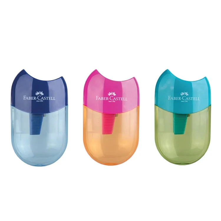 Faber Castell Kalemtraş Mini Apple Trend Renkler 12li 5140183515000