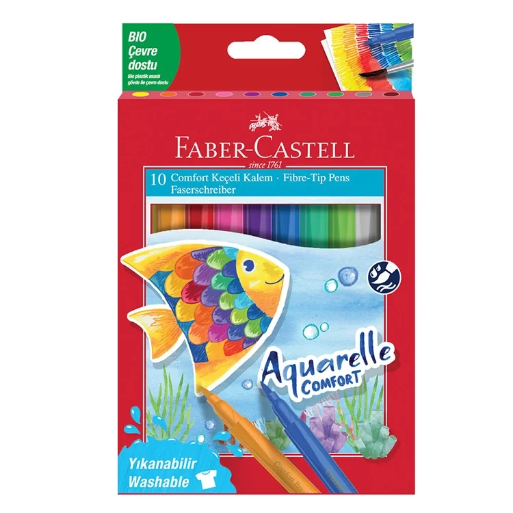 Faber Castell Keçeli Kalem Comfort Aquarelle 10lu 5062000020000