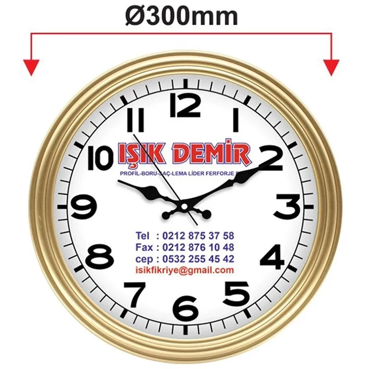 Galaxy Duvar Saati Gold Duvar Saati 200-a