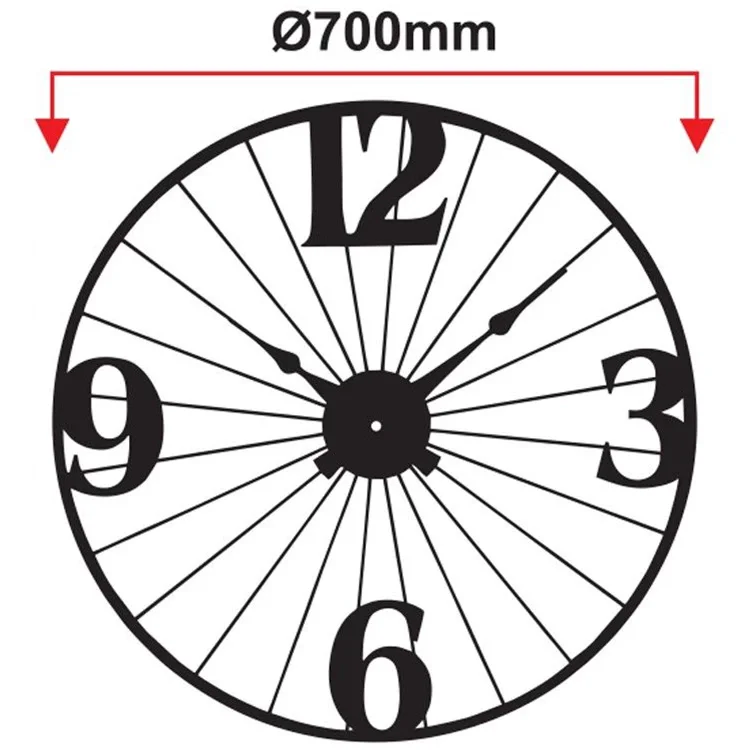Galaxy Duvar Saati Goldmetal Dm-110-ak