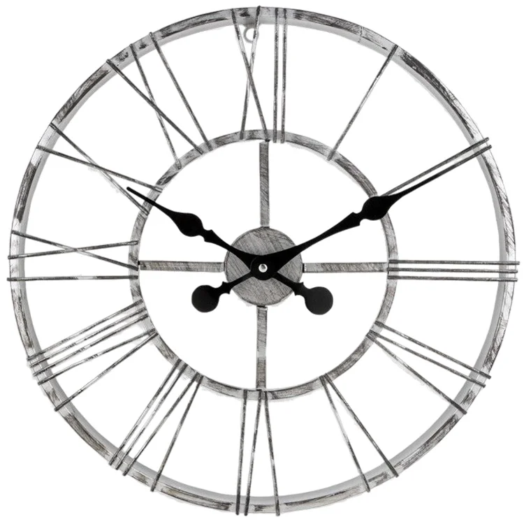 Galaxy Duvar Saati Gri Metal Dm-100-gk