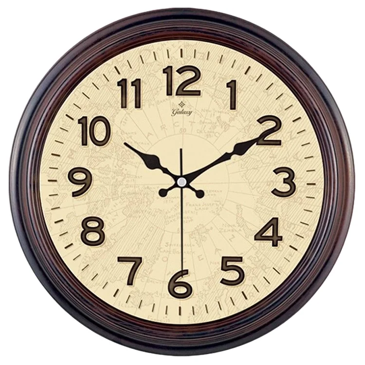 Galaxy Duvar Saati Premium Eskitme Dunya Harita D-1961-2