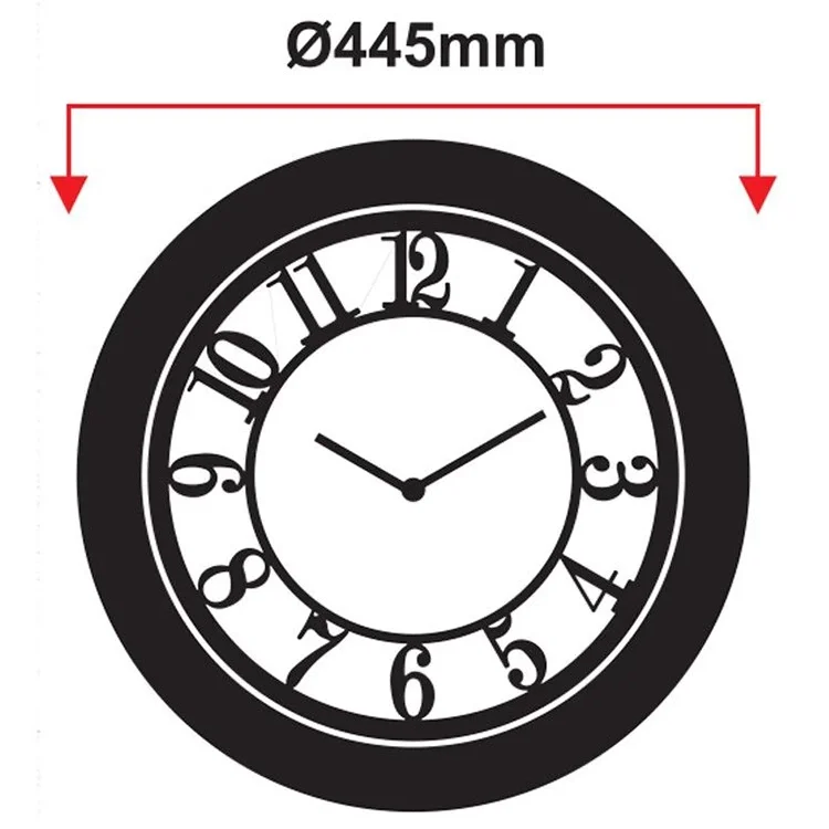 Galaxy Duvar Saati Premium Fındık Kasa 1965-va