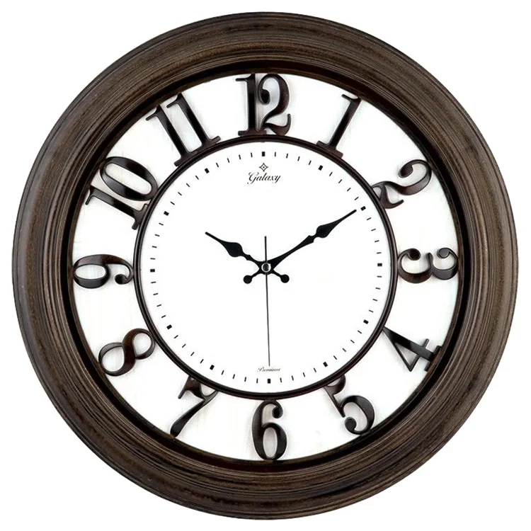 Galaxy Duvar Saati Premium Kabartma Rakam 1963-v