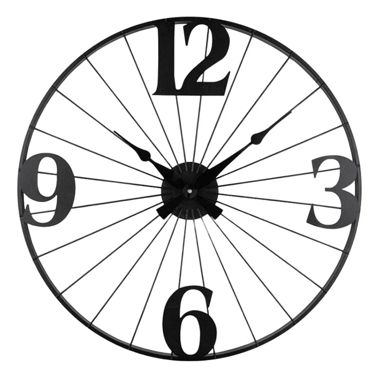 Galaxy Duvar Saati Siyah Metal Dm-110-k