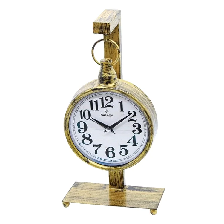 Galaxy Masa Saati Ayaklı Gold Sıyah 18 * 37 Cm Ayp-832-ak