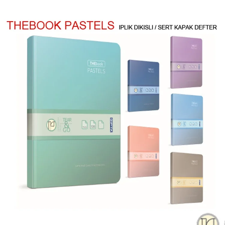 Gıpta Thebook Pastels Sert Kapak Defter 20x28-400 Yp.kareli 3-3486000