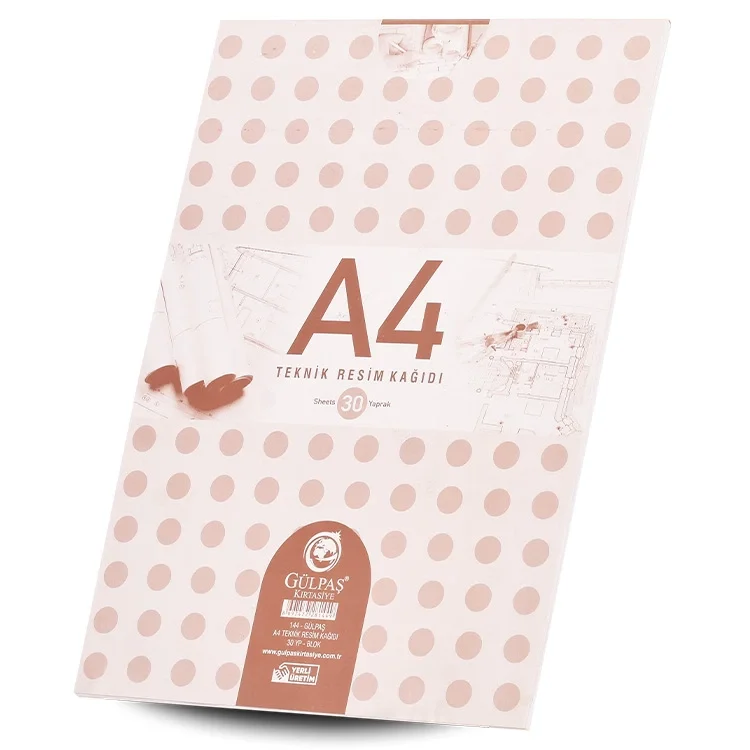 Gülpaş A4 Teknik Resim Defteri 30 Yaprak No:144