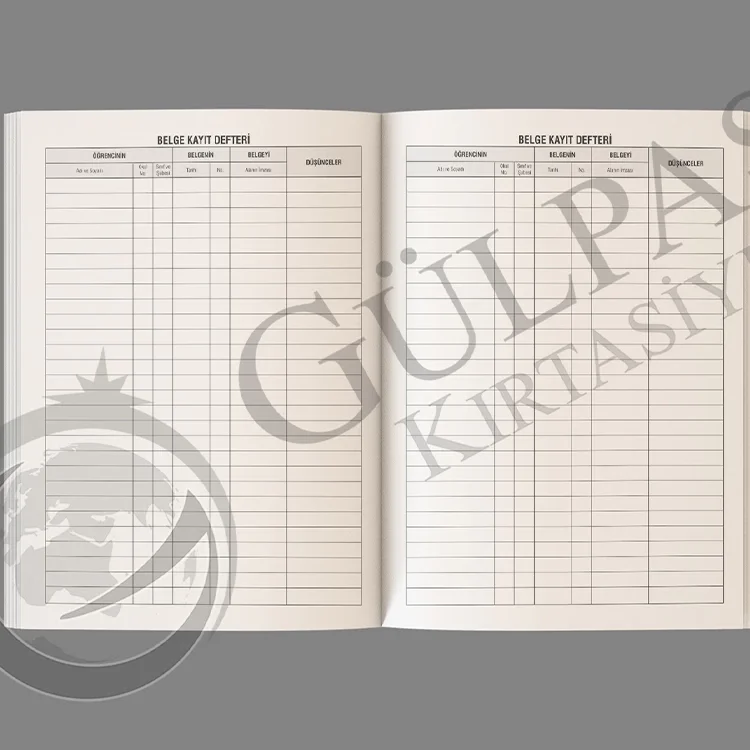 Gülpaş Belge Kayıt Defteri 21x30 407