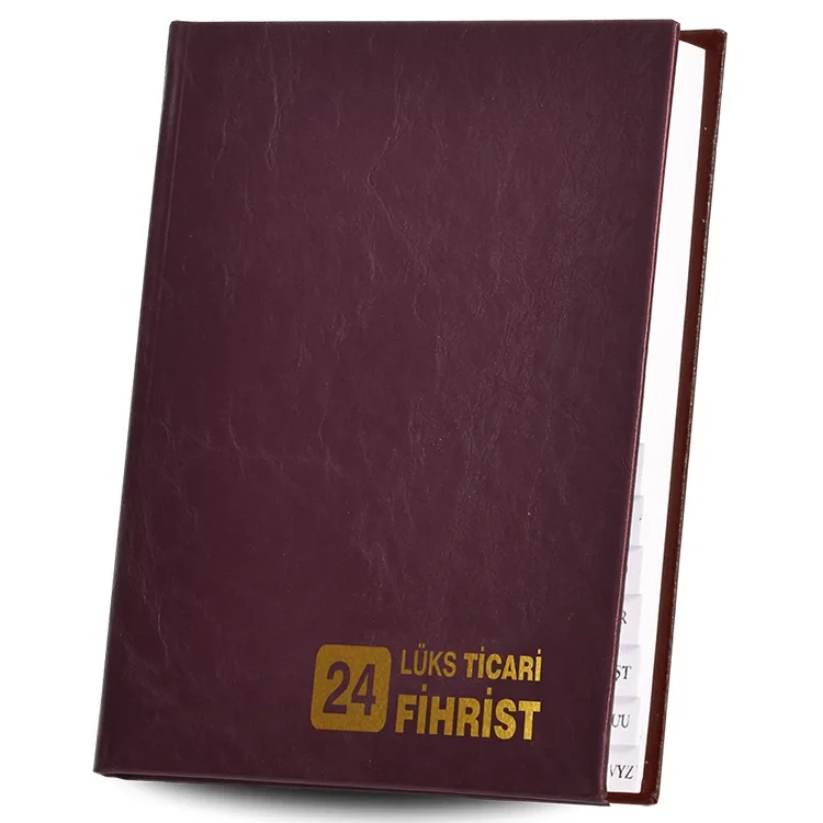 Gülpaş Fihrist 20x28 Ticari Suni Deri 24 Lü 176 Tcdf