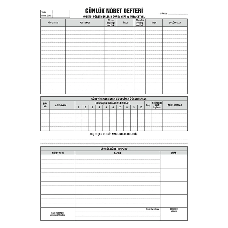 Gülpaş Kurul Karar Defteri Suni Deri Ciltli 100 Yaprak 359